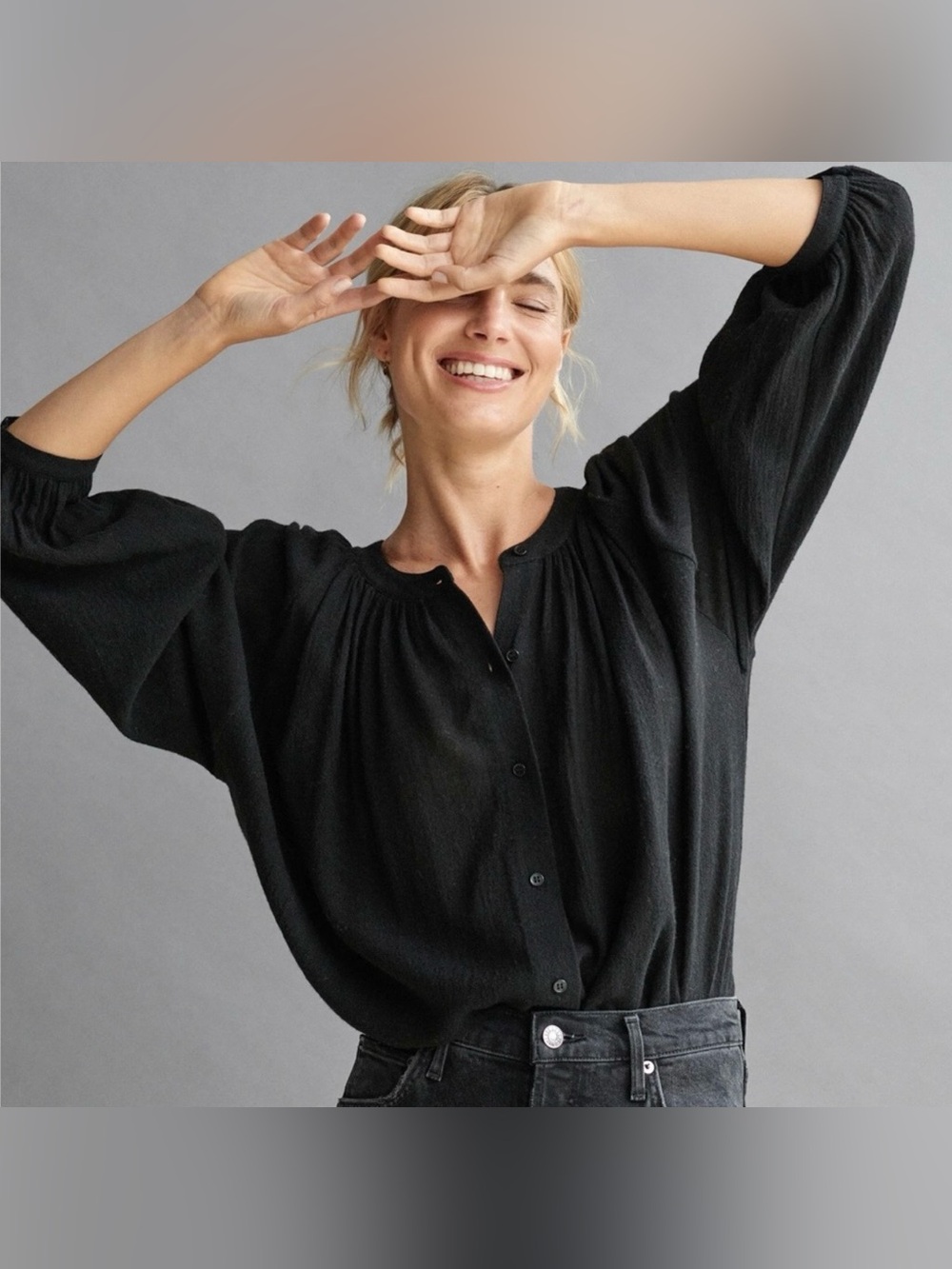 Jenni Kayne Longsleeve Willow Blouse | XS